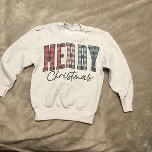 Christmas Sweatshirt Girls Youth Small